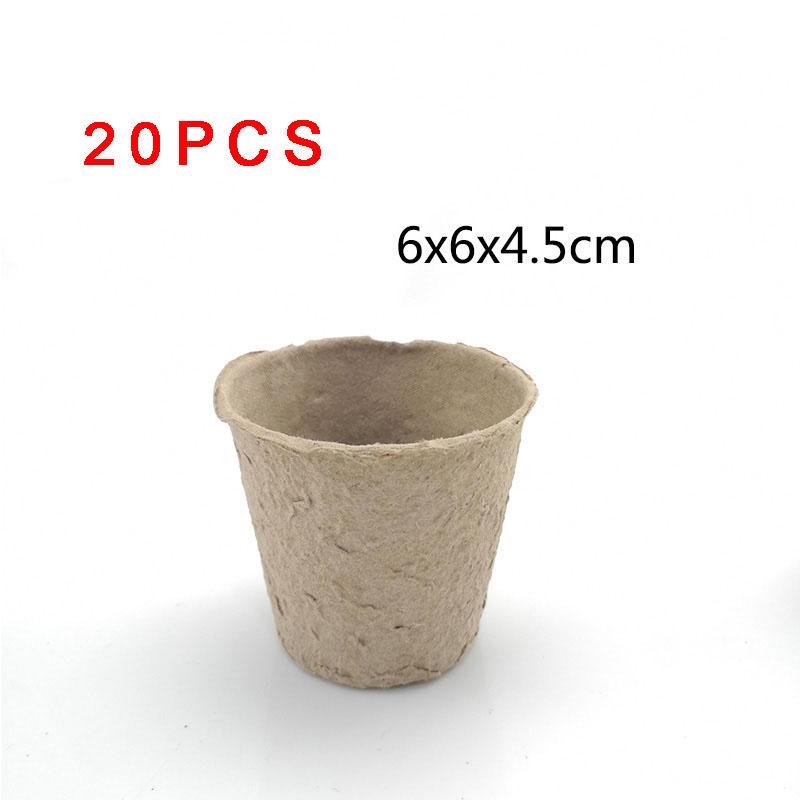 Planter Paper Grow Pot Nursery Cup Growing Pot Tray Plant Starter Flower Herb Biodegradable Eco-Friendly Garden Tools