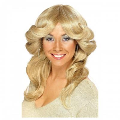 Womens/Ladies 70s Flick Wig