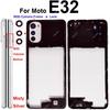 Middle Frame Cover For Motorola MOTO E22 E22i E32 E32S Middle Housing with Lens Frame Parts