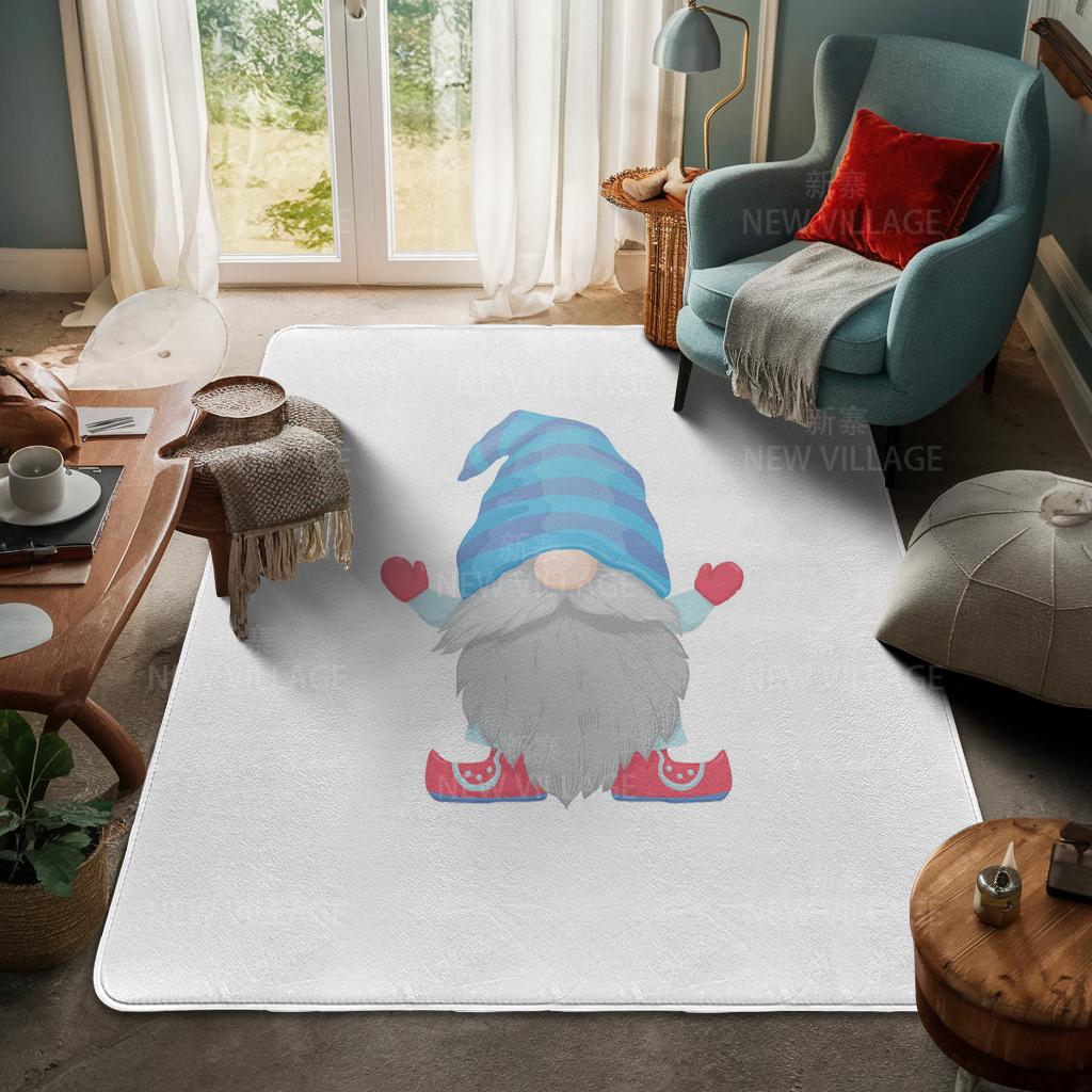 House Entrance Carpet Home Door Mat Living Room Bath Foot Bathroom Non-slip Water Absorption Rugs Bath Merry Christmas Winter