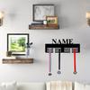 Benutzerdefinierter Metallmedaillenhalter Wandhalter Display Personalisierter Namens-Auszeichnungshaken für Zuhause Schlafzimmer Thanksgiving Dekor