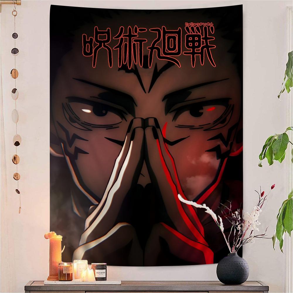 Kaisen Suguru Geto Chart Tapestry for Living Room Home Dorm Decor Art Home Decor