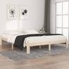 Vidaxl Bed Frame, Solid Pine Wood, 160 X 200 Cm
