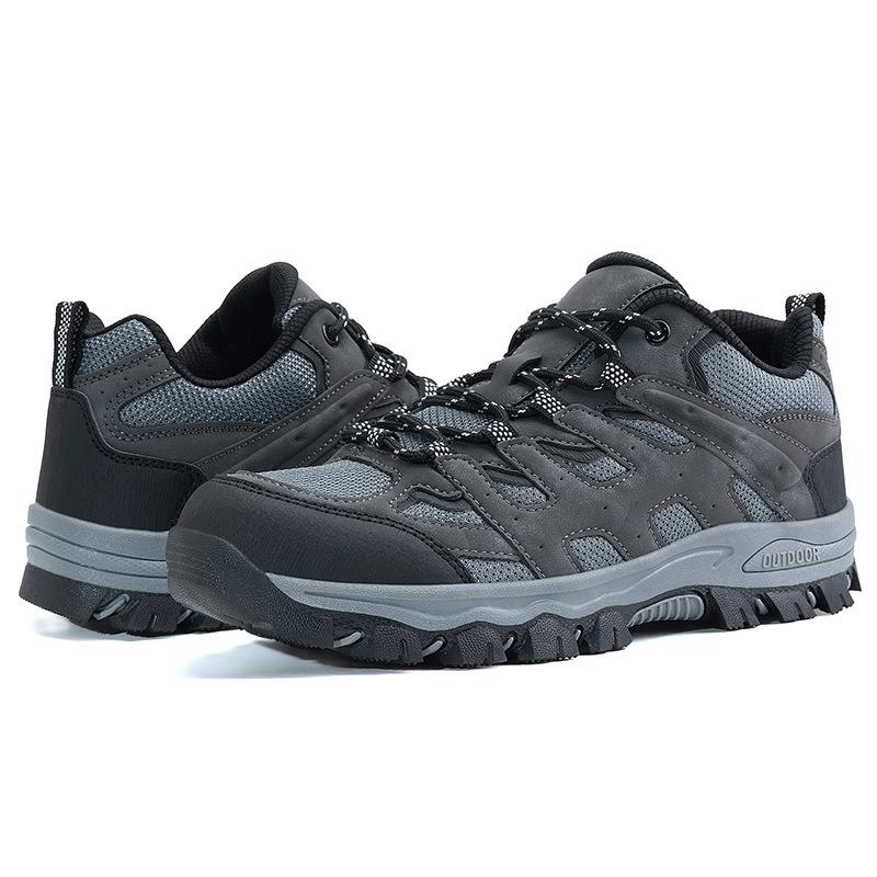 Men's low-top model, fashionable, comfortable and breathable outdoor lightweight hiking shoes, fashionable platform casual sports shoes