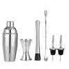 Cocktail Shaker Set Stainless Steel & Bar Set, Bartender Kit Mixology Drink Mixer, Strainer, Measuring Jigger, Alcohol Pourer