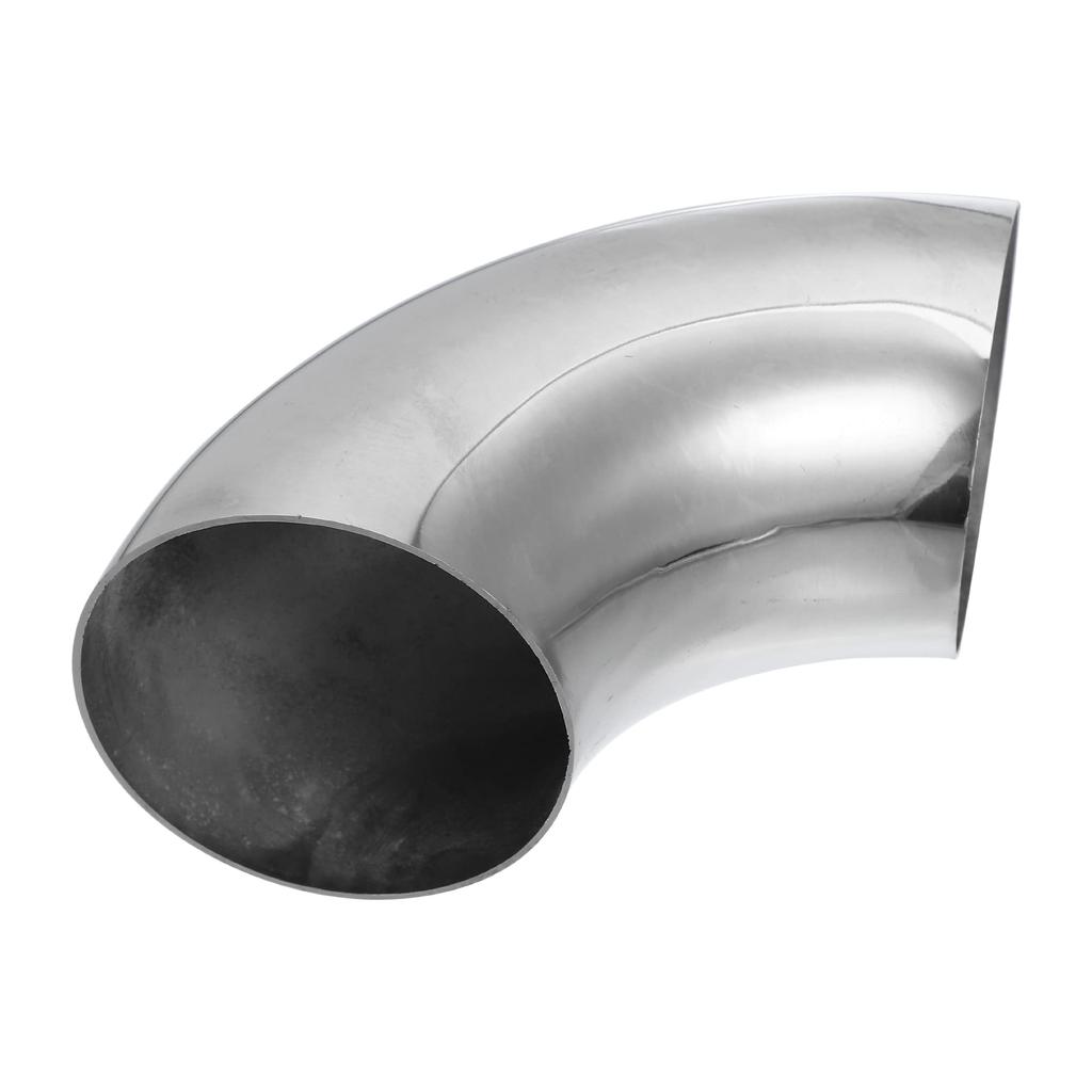 uxcell SS304 90 Degree Mandrel Bend Elbow Stainless Steel Bend Tube Exhaust Elbow Pipe