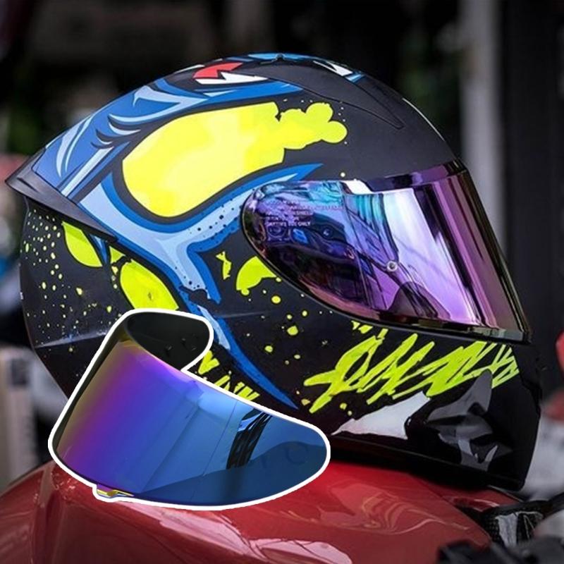 PC Motorbike Helmet Visors Lens UV Protection Wind Noise Reduction Shield for All Weather Conditions Reduces Wind Noise