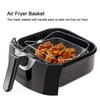 Stainless Steel Frying Basket Steaming Basket Convenient Cooking Tools Air Fryer Accessories for Air Fryers