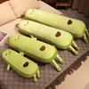 Large avocado throw pillow plush toy doll home pillow girl sleeping leg long pillow doll