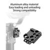 Expansion Adapter Board w/ 1/4 3/8 Hole Cold Shoe Monitor Mount Holder for DJI Ronin RS3/RS2/RSC2/SC/S Gimbal Stabilizer