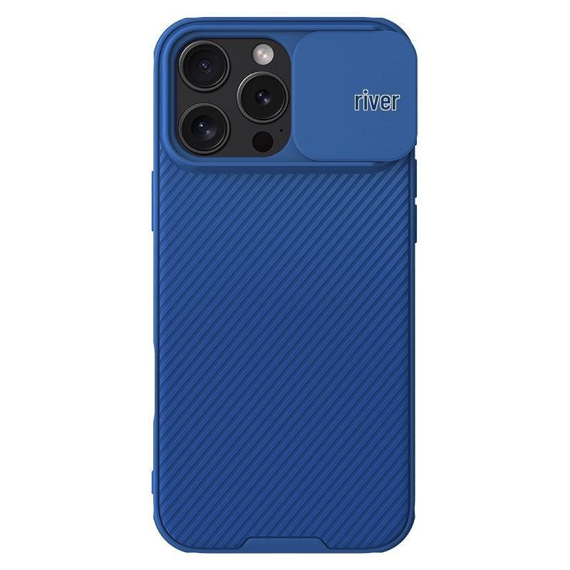 Nillkin iPhone 16 Pro Max Anti-Peep Lens Cover Case, Black Mirror.