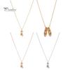 Delicate Ballet Pendant Shoes Necklace, Elegant Ballerina Dainty Lightweight Charm Necklace Dancer Stylish Jewelry for Women Girls