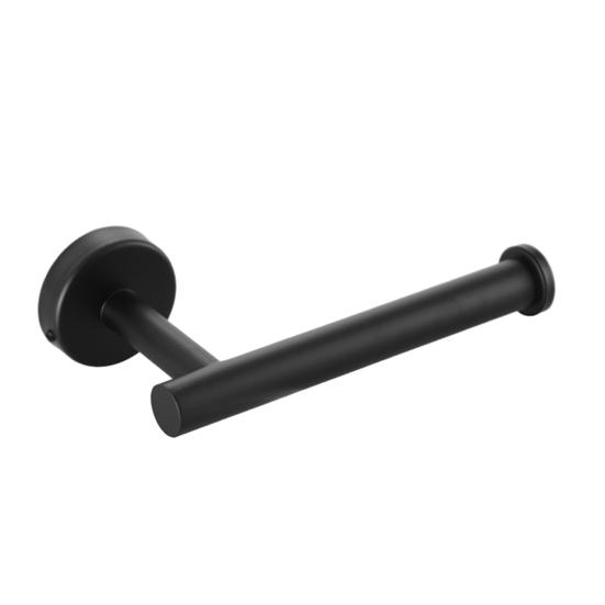 

Держатель для бумажных полотенец Утолщенный самоклеящийся настенный нержавеющий органайзер без перфорации, выдерживающий большую нагрузку Органайзер для бумажных полотенец Держатель для полотенец Кухня Ванная комната чёрный