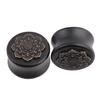 1Pc Vintage Lady Mandala Flower Double Flared Ear Expander?Plug Piercing Jewelry