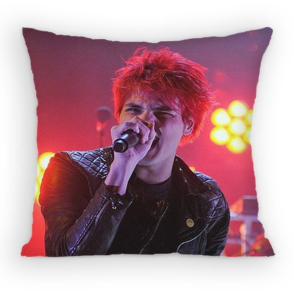 MCR MMy CChemical RRomance Band Pillow Case Sofa Living Room Bedroom Headboard Backrest Cushion Square Cushion Nap Time