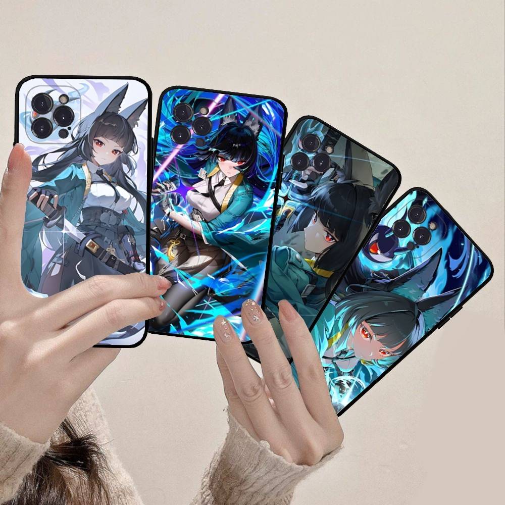 Klassische Mädchen H-Hoshimi Miyabi Handyhülle Für Iphone 17 16 15 16e 14 13 12 11 Pro Max Plus Hülle Cover Coque