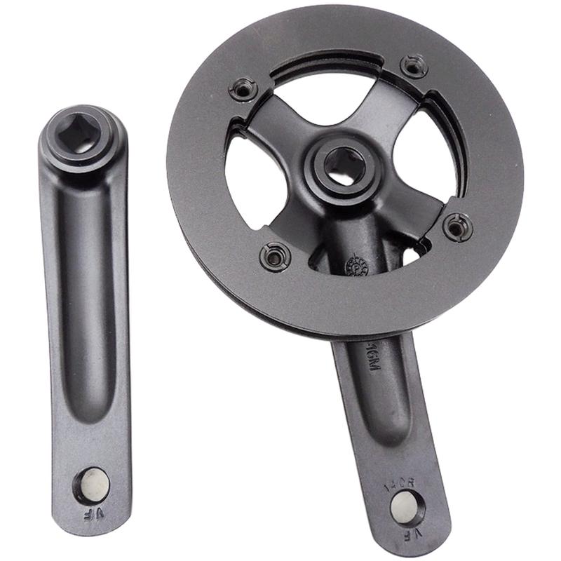 Aluminum Chainring Square Taper Crank City Commuting Aluminum Alloy Construction Lightweight Design Stable Power Transfer