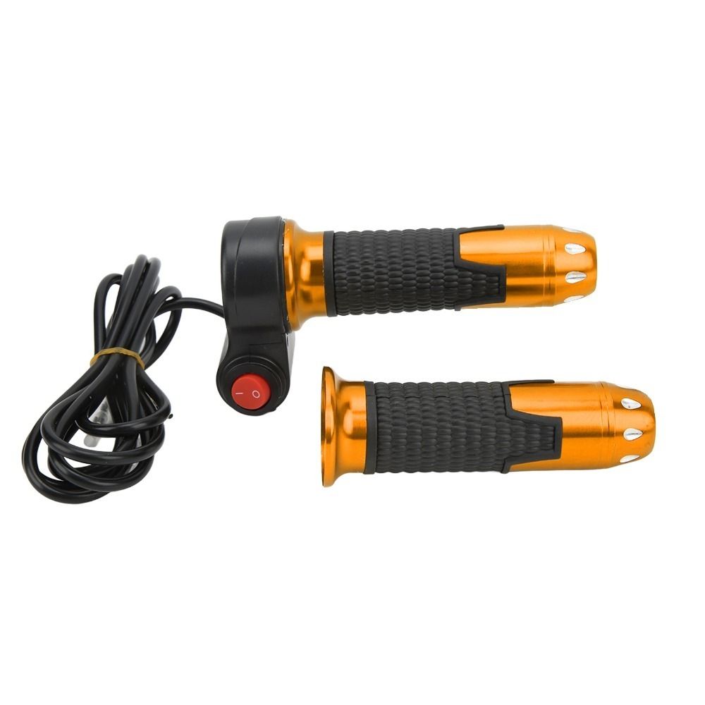 With Button Electric Bike Throttle Cable 1.8m Throttle Grip Handlebar  Bicycle Accessories