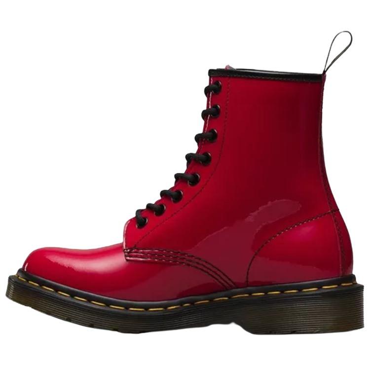 Dr. Martens 1460 Patent Lamper Red Women Sneakers 11821606