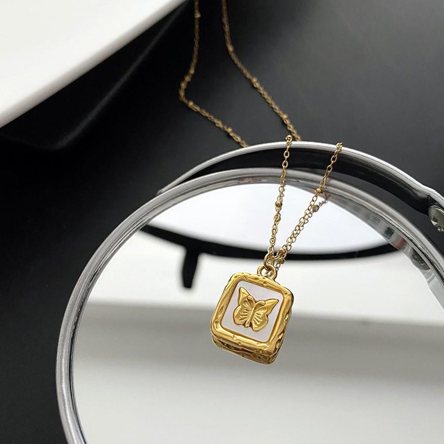 2025 Women's Titanium Steel Necklace: Light Luxury, Clavicle Chain, Non-Fading High-End Accessory