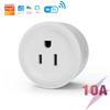 ZFSZ Smart Wi-Fi Plug - Wireless Remote Control Socket with Timer Function, Voice Control Works with Alexa & Google Home, Compact Design