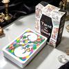 10.3*6cm Tarot of The Dead, 78 Skeleton Tarot Cards - Watercolor Skull Art Divination Tarot Deck for Tarot Reading