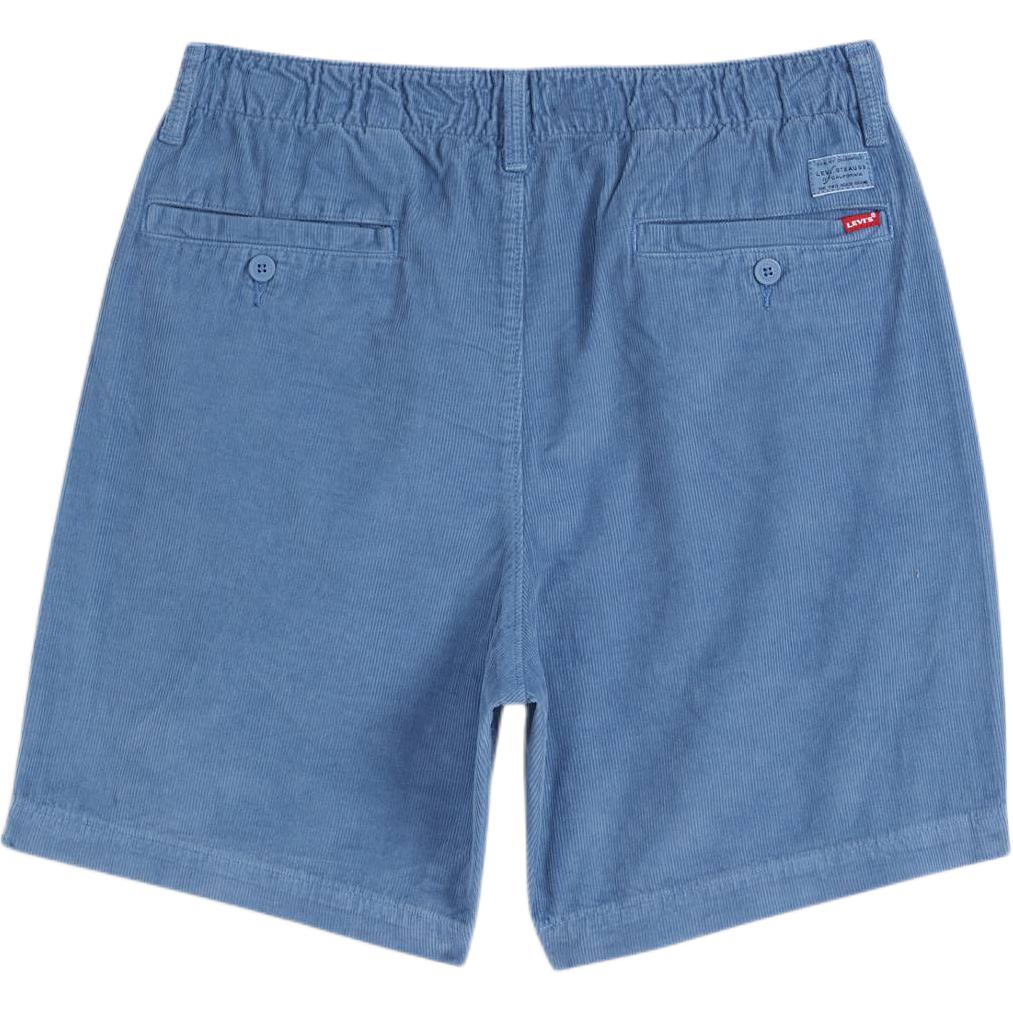 Levis XX Chino EZ Loose Soft Solid Color Zipper Casual Shorts Men Shorts Blue A1042-0013