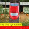 Solcellsdriven Infraröd Rörelsedetektor Larm Vattentät Säkerhetslarm Siren Fjärrkontroll Multifunktionell Bärbar för Hem Utomhus