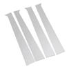 4Pcs Pillar Post Trim Mirrored Finish Weather Resistant Chrome Pillar Post Trim Cover for Crew Quad 