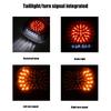 LED Tail Light Motorcycle Replacement Smoked Taillight License Plate Rear Light Integrated Brake Turn Signal Rear Lights