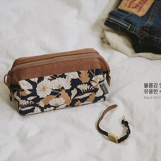 Korean Style Flamingo Toiletry and Makeup Bag - Large, Multifunctional Travel Organizer for Women