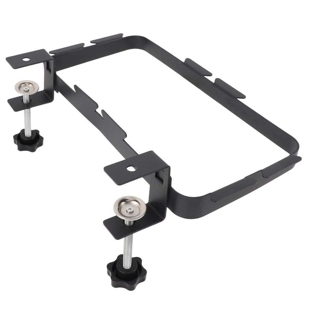 Søppelsekkholderstativ med justerbar klemme Hengestativ Karbonstål Bærbar Tung Last Søppel