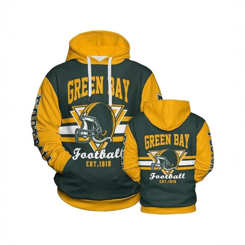 Mens Hooded Sweatshirt 3D Digital Print San Francisco Football Graphic Casual Sports Pullover