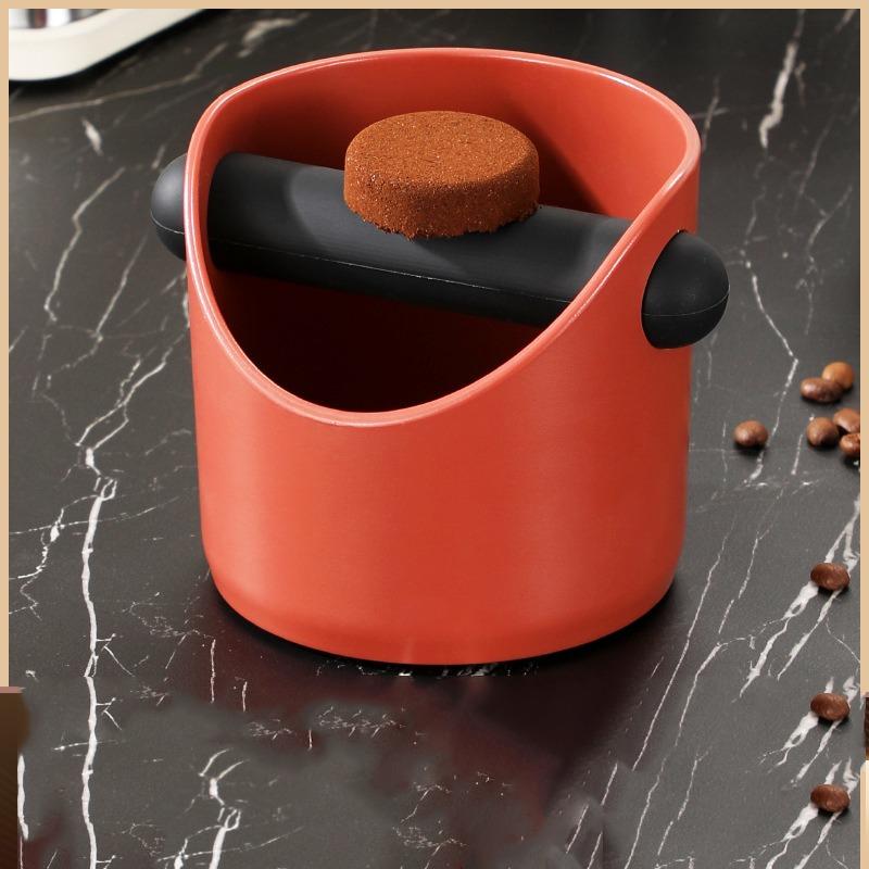 Coffee Powder Knocking Dregs Bucket Plastic Slag Bucket Small Circular Slag Removal Trough Multi-color Box Coffee Bar Supplies