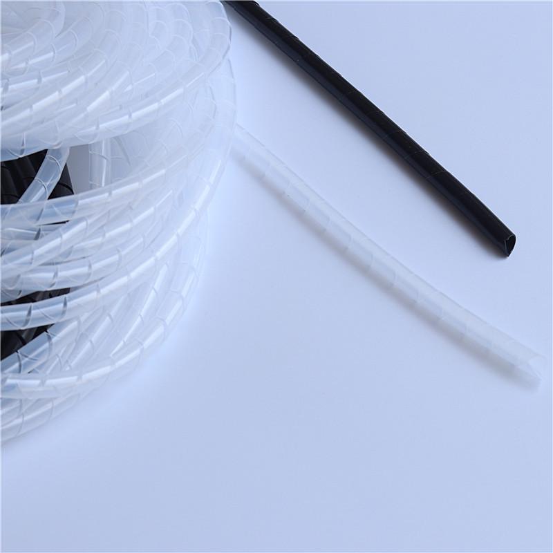Flame Retardant Spiral Cable Wrap: PE Plastic Protective Tube, 6/8/10mm.