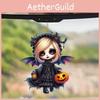 Car Accessories Halloween Acrylic Witch Hanging Decora Holiday Interior Vehicle