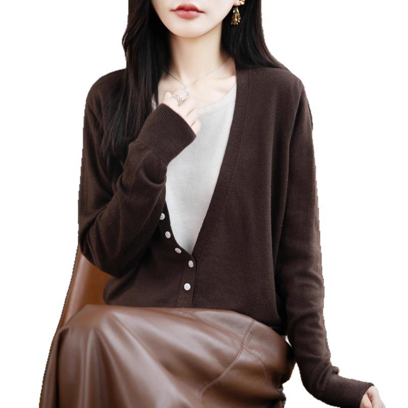 Women Fake Two Piece Knit Sweater Autumn Winter Stylish Top