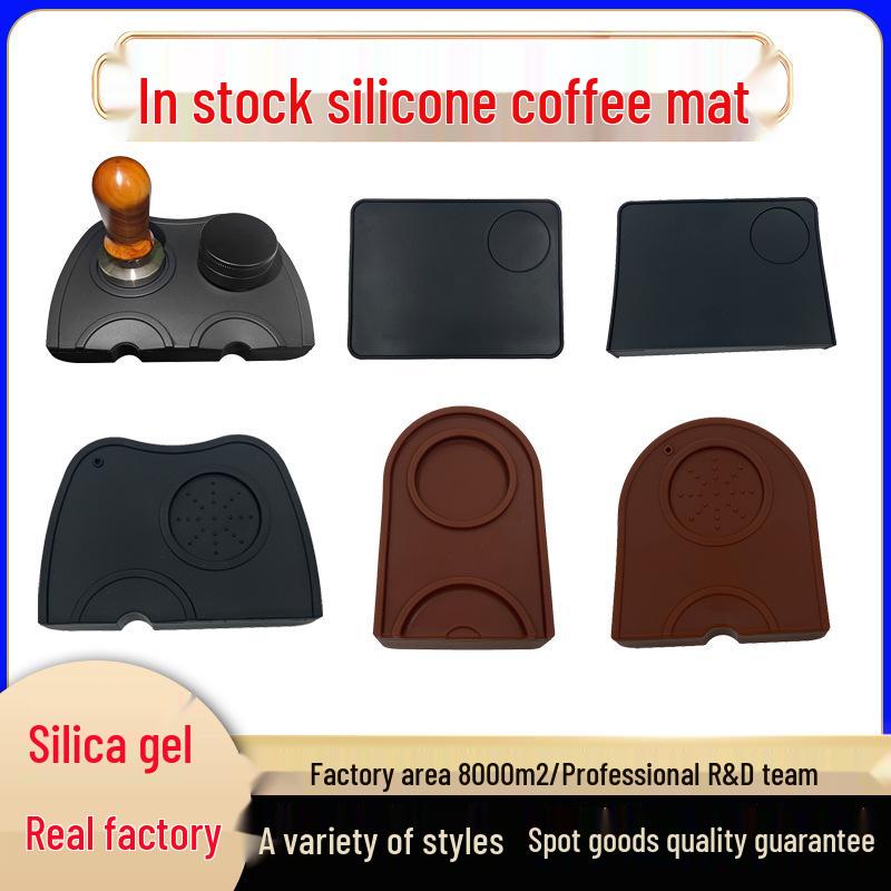 Coffee Tamping Corner Mat - Non-Slip Silicone Tamper Pad