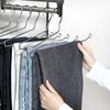Pants Hanger Stainless Steel Non Slip Z Type Space Saving Open Ended Closet Trouser Rack Organizer