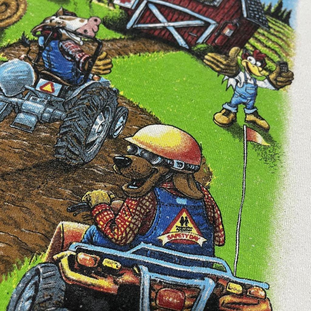 [USED] 90s Y2K Limited Edition Corona Large Print Old Tee Beer White