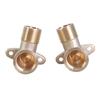 2 Stuks Stevig Messing 1/2 Inch Wandplaat en Sokkel DN15 Verdeler 90 Graden Accessoire voor Huisverbetering