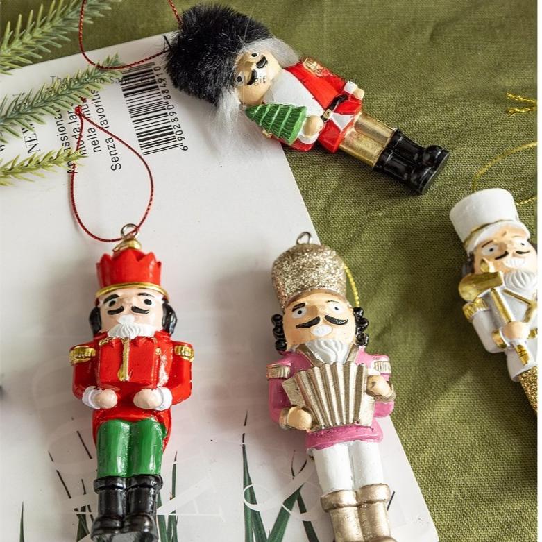 New Nutcracker Puppet Soldier Ornament Doll Merry Christmas Decoration Creative Gift Wooden Handicrafts Desktop Cute Ornament