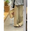 2026 Super Stylish Workwear Pants in Khaki, Wide-Leg, Slimming, Plus Size, Japanese Style, Relaxed and Lazy Vibe Pants for Spring