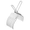 Stainless Steel Roast Meat Bread Cutting Tongs Effortless Slicing Food Holder Hot Dog Ham Splitter Bread Clip Cutting Pliers