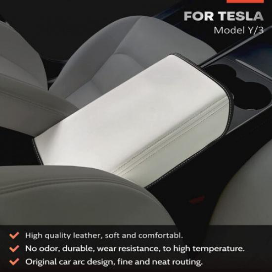 Car Armrest Box Cover for Tesla Model 3 Y Central 2017-2024 Accessories