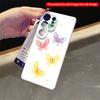 2DFlat Samsung phone case Pastel Butterflies Design Applicable to Galaxy S23 S24 S25ULTRA S26 A12 A14 A15 A16 A54 A55