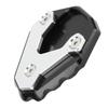 Motorcycle Kickstand Enlarger Aluminium Alloy Side Stand Extension Plate Pad Replacement for CB500X 2019+(Black )