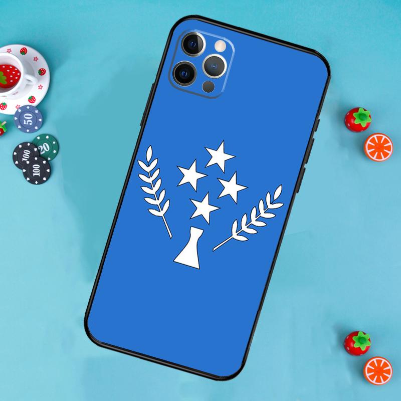 Kosrae Flag Phone Case For iPhone 17 Air 16 15 14 13 12 11 Pro Max 12 13 mini 15 16 Plus 16e Cover Funda