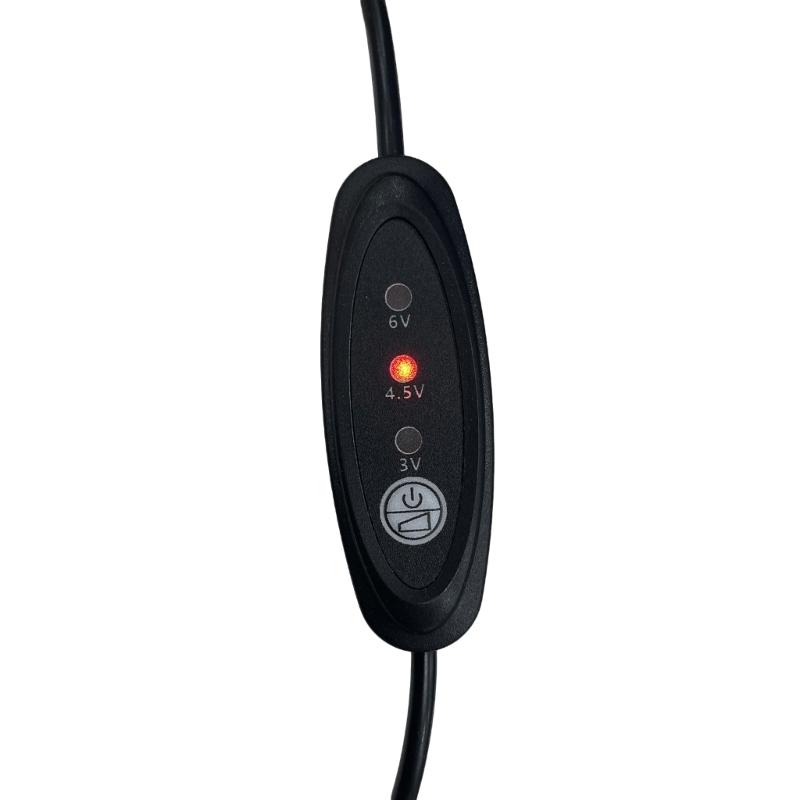 USB 5V 2A to 3V 4.5V 6V Power Supply Cable Replace 2A LR6 Batteries for Clocks Fan and Remote Controls