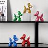 Nordic Mini Balloon Dog Small Ornaments Resin Living Room Desktop for Office Study Children's Room Home Decorations
